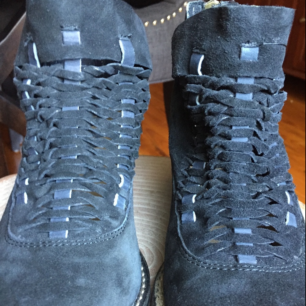 Rebels Cori Woven Suede & Leather Bootie - Picture 4 of 7